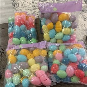 Colorful Plastic Easter Eggs - Multicolor Party Pack